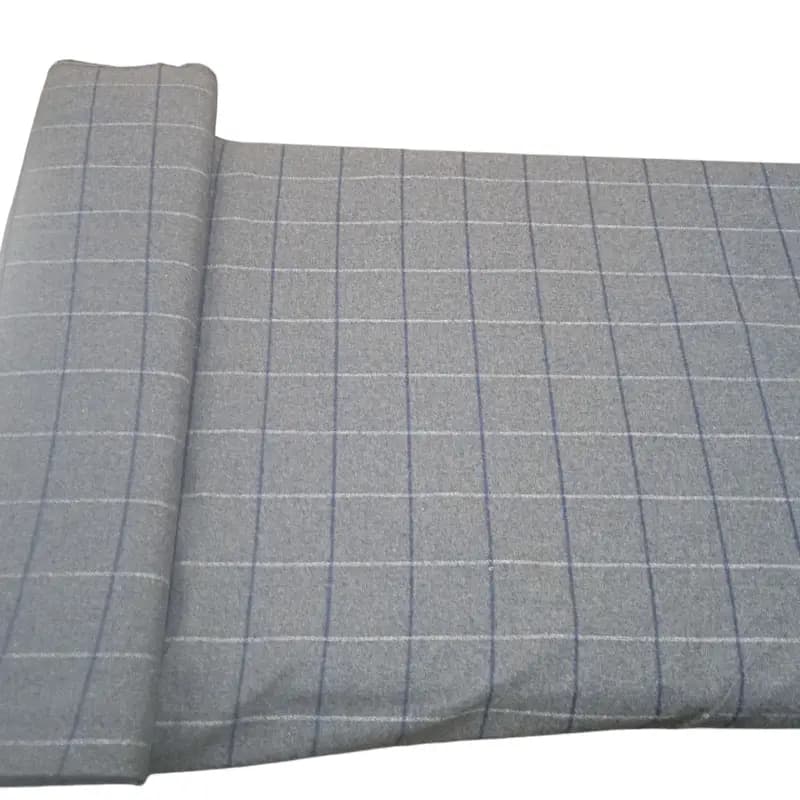 Unstitched Suiting Check fabric