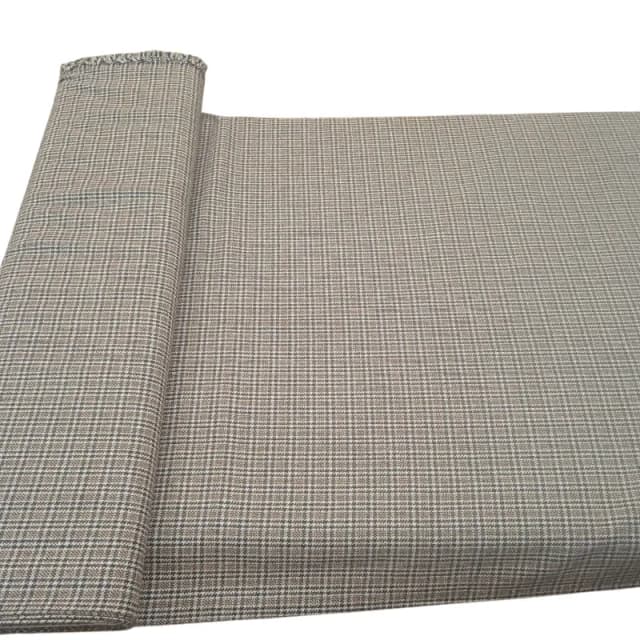 Unstitched Check Suiting Fabric