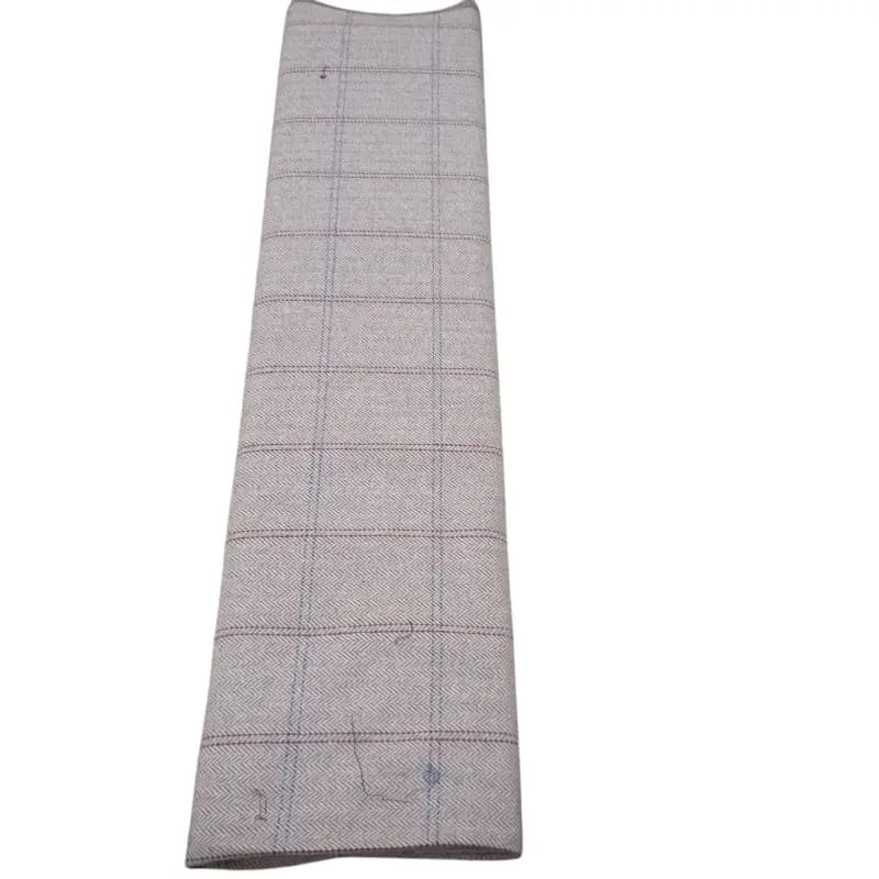 Unstitched Check Suiting Fabric